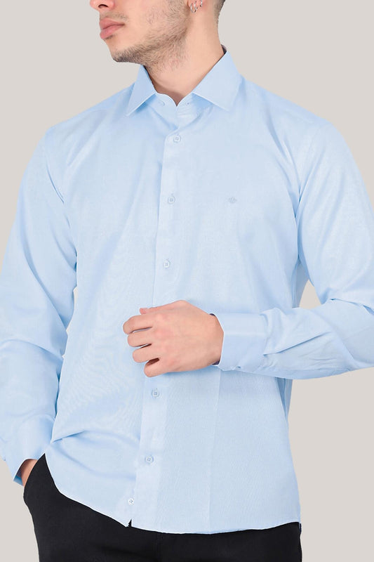 Erkek Uzun Kol Gömlek Mavi