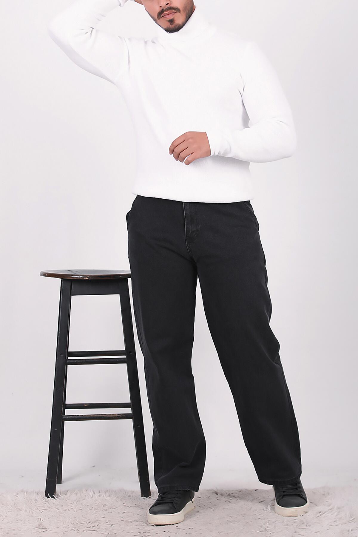 Erkek Boru Paça Kot Pantolon