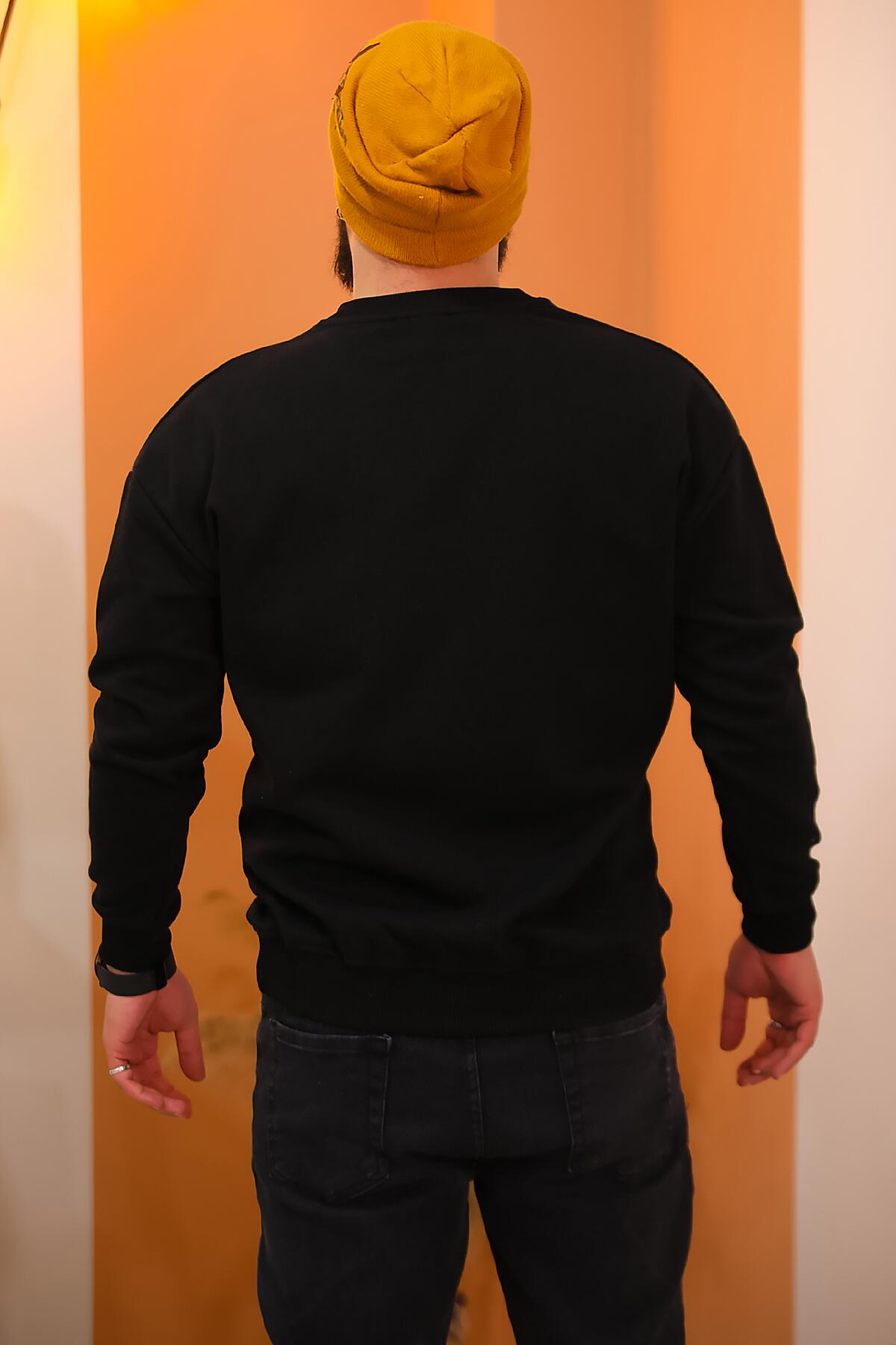 Erkek Bisiklet Yaka Sweat