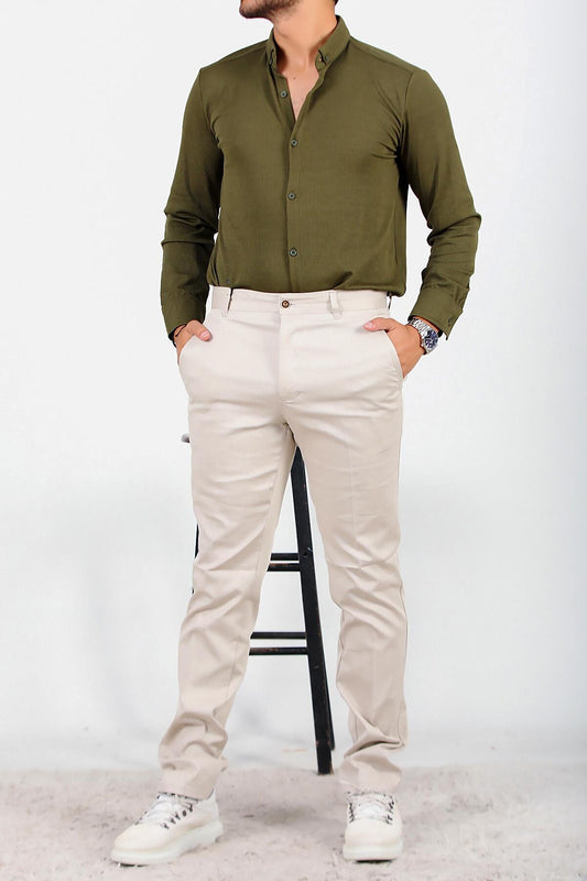 Erkek Kumaş Pantolon Taş