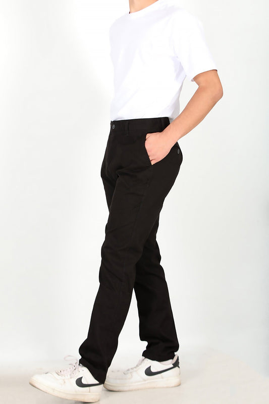 Erkek Klasik Kumaş Pantolon Siyah Siyah