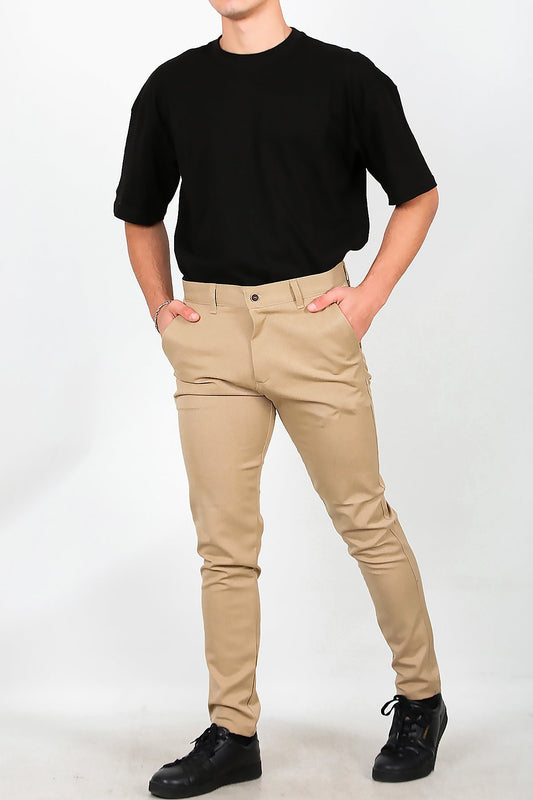 Erkek Kumaş Pantolon Bej Bej