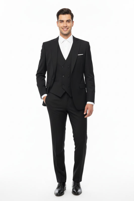 Erkek Bezayak 3Lü Takım Siyah