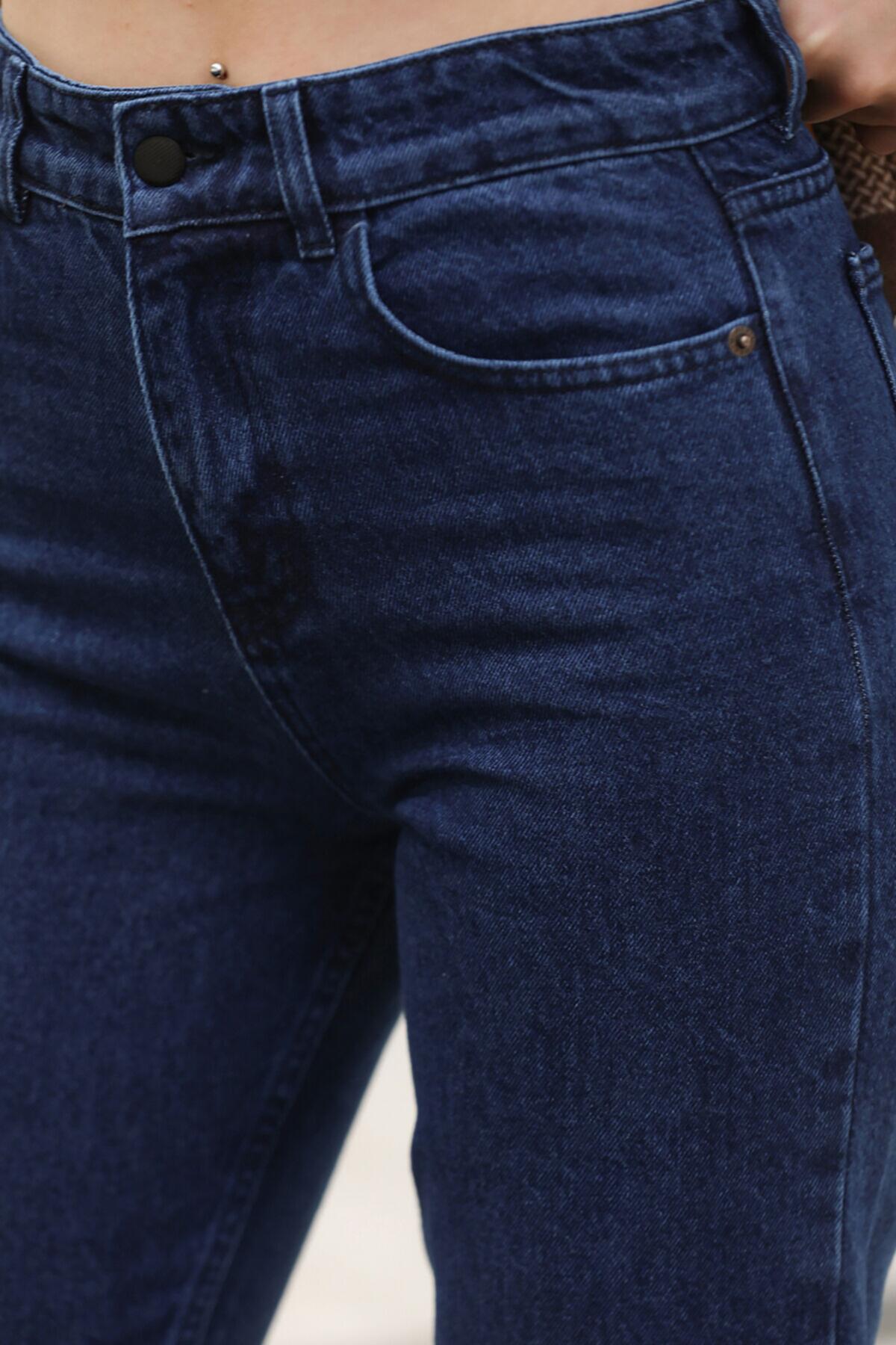 Kadın Mom Jeans Pantolon