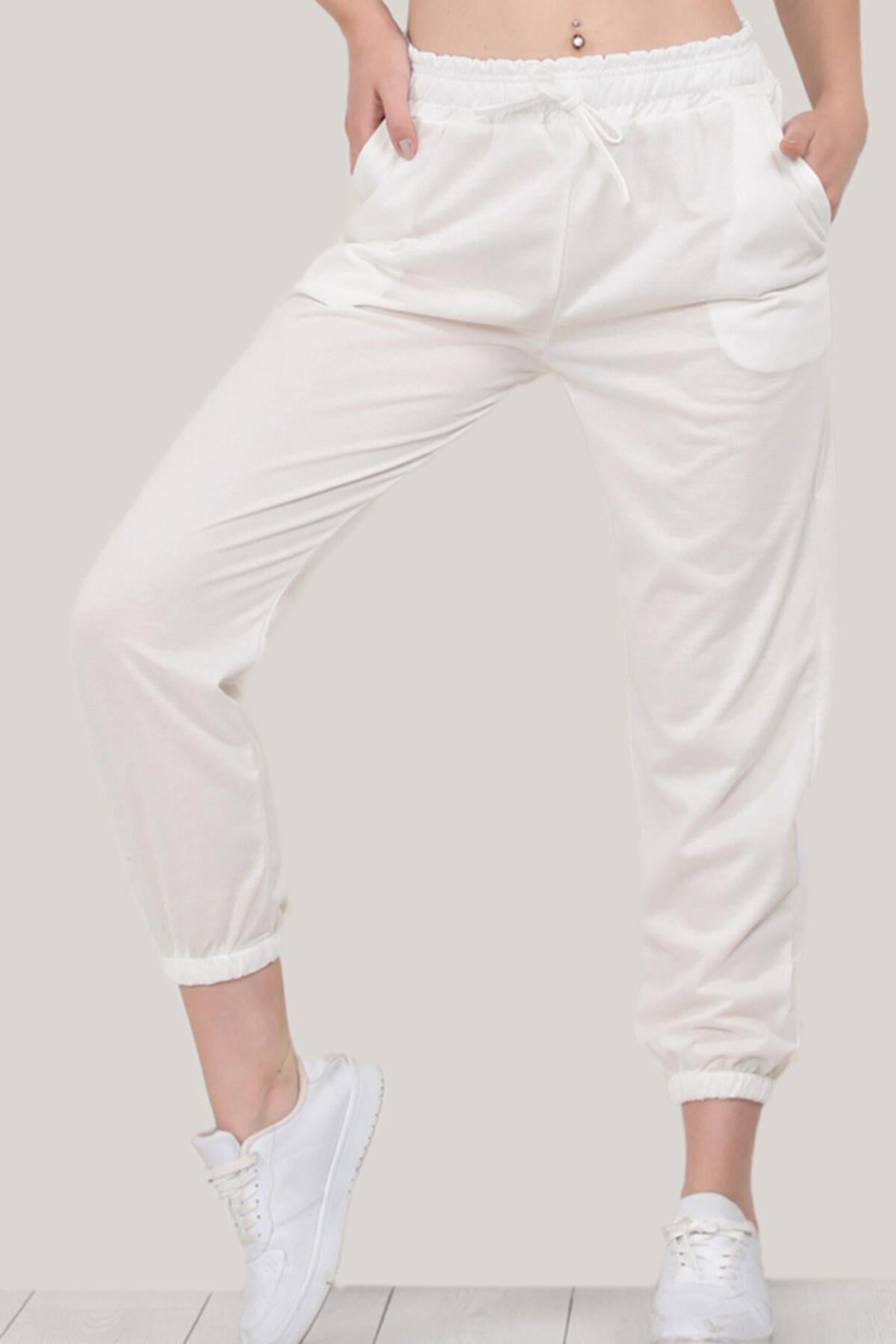 Kadın Paça Lastikli Eşofman Alt