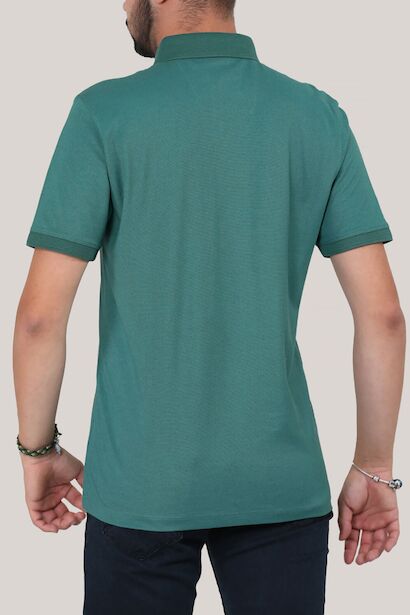 Erkek Polo Yaka T-shirt Yeşil