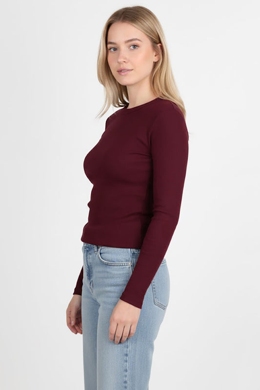 Gripelle Kadın Parmak Geçmeli Bluz Bordo