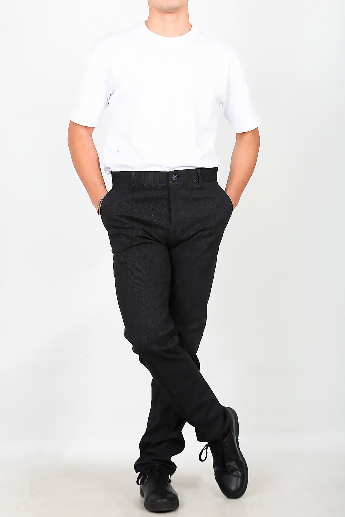 Erkek Klasik Kumaş Pantolon Siyah