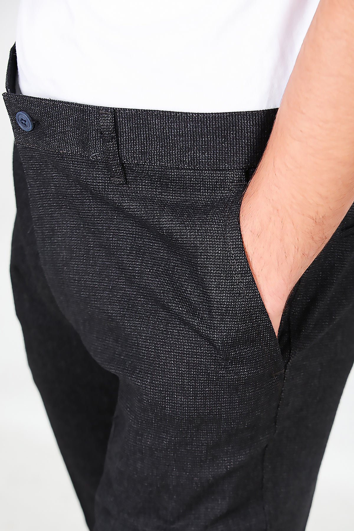 Erkek Klasik Kumaş Pantolon Siyah