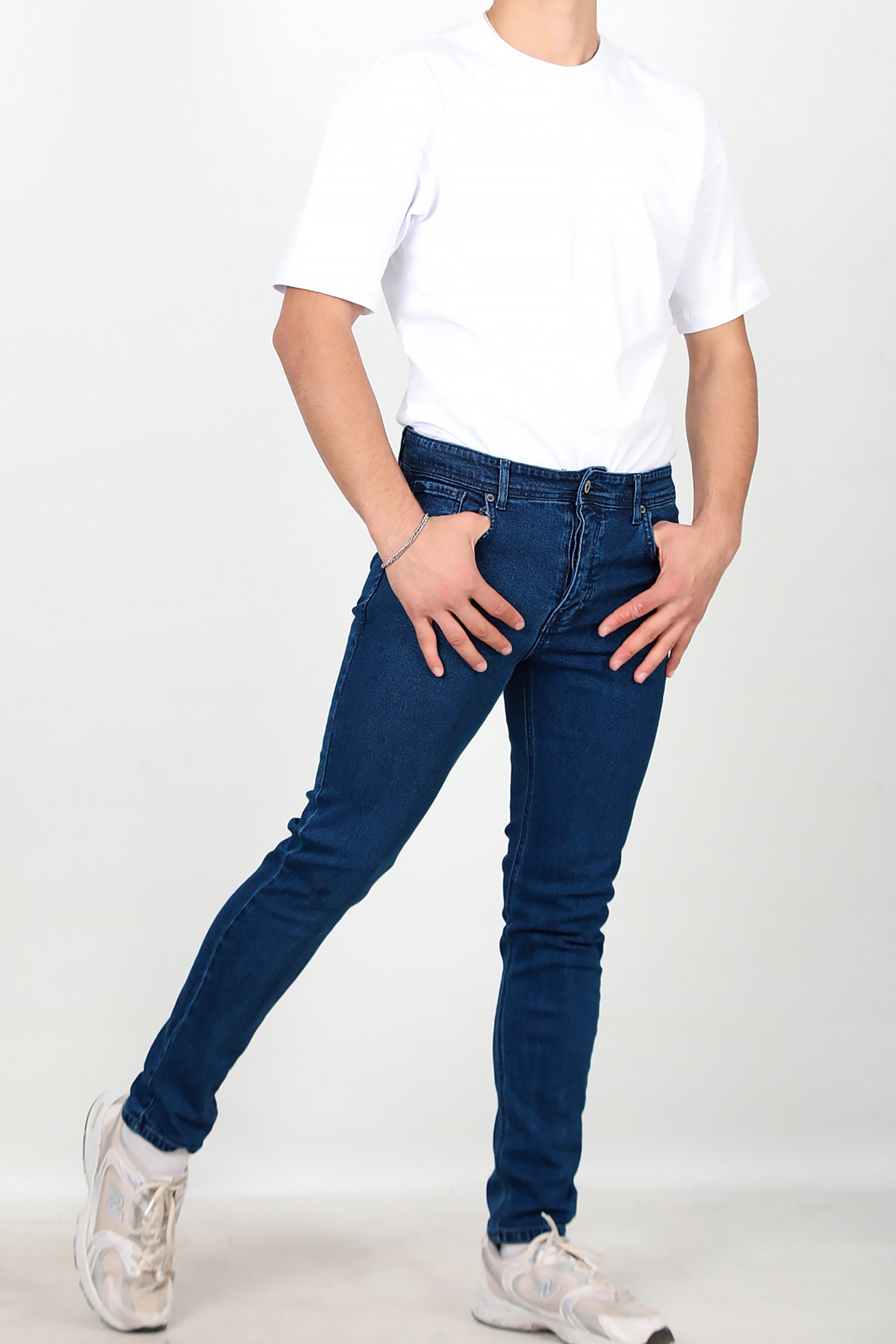 Erkek Boru Paça Kot Pantolon Kot