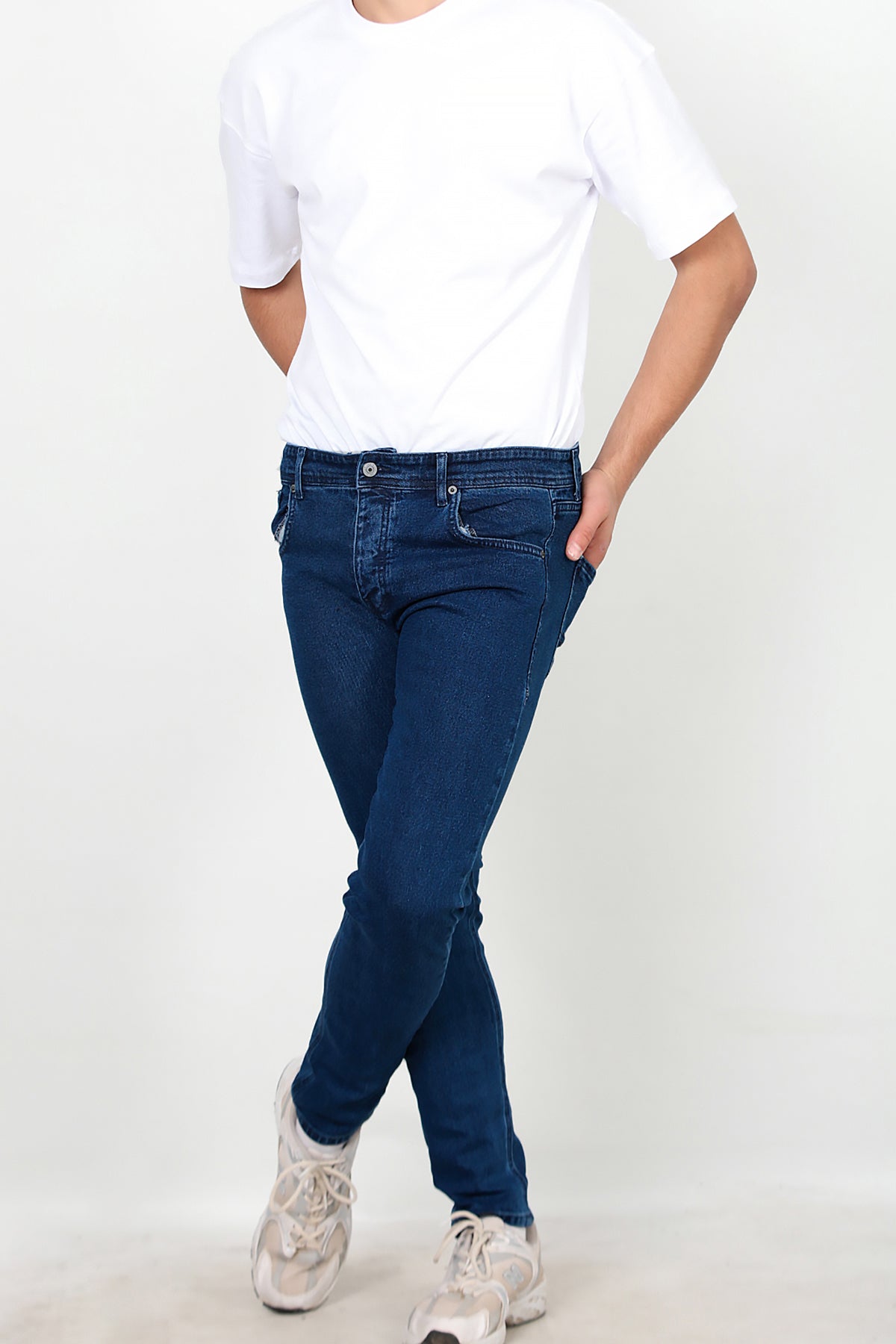 Erkek Boru Paça Kot Pantolon Kot