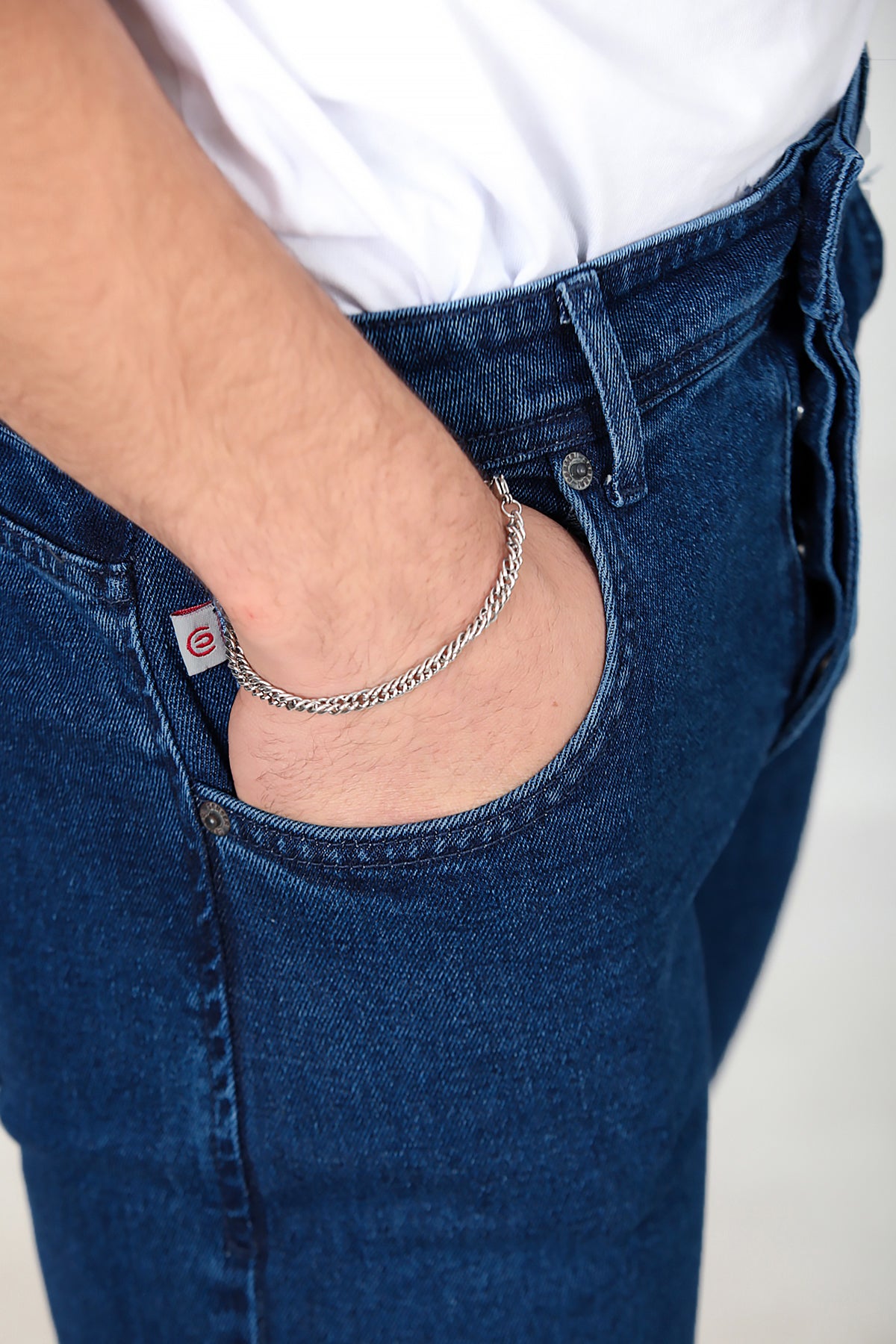 Erkek Boru Paça Kot Pantolon Kot