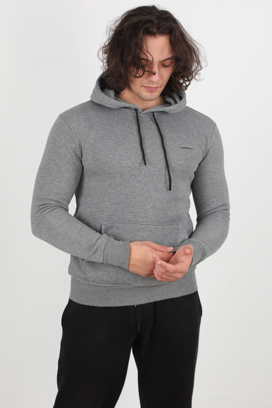 Forge Erkek 3iplik Kapşonlu Sweat Koyu Gri