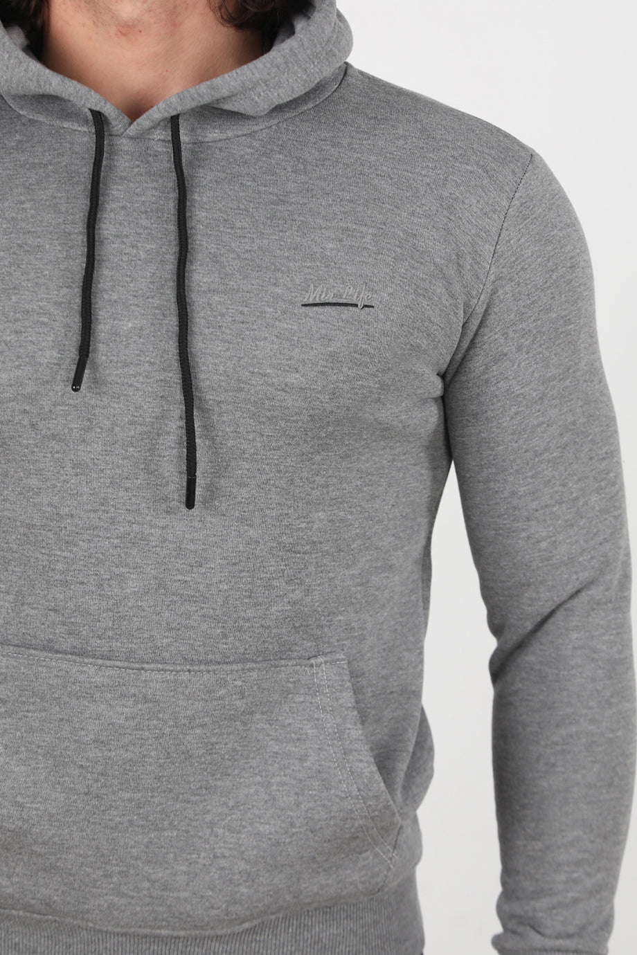 Forge Erkek 3iplik Kapşonlu Sweat Koyu Gri