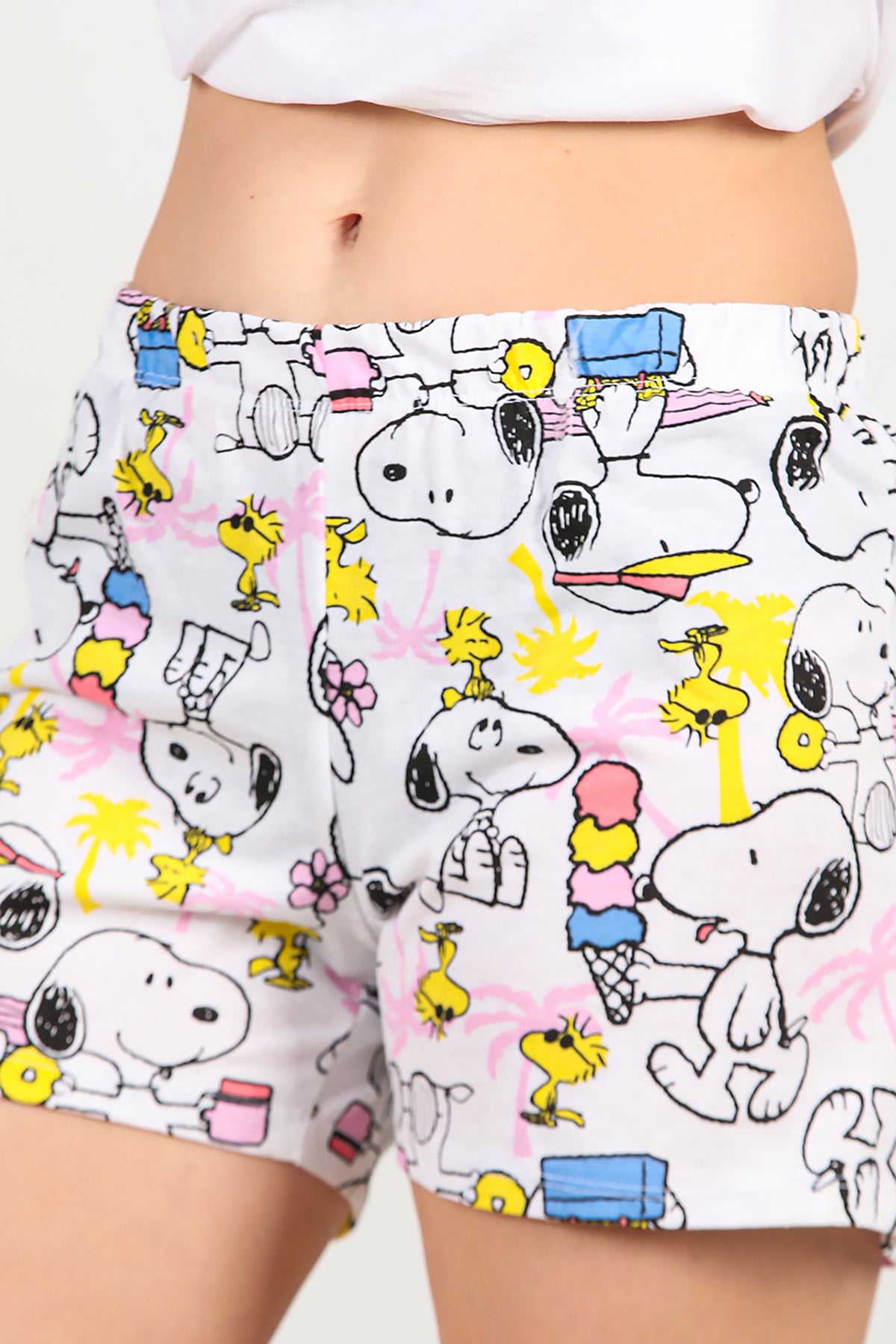 Kadın Pijama Takımı Sarı