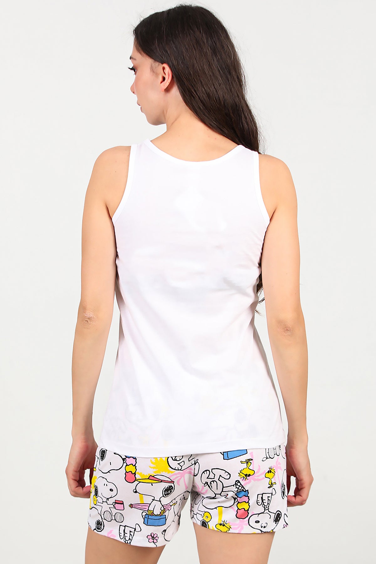 Kadın Pijama Takımı Sarı
