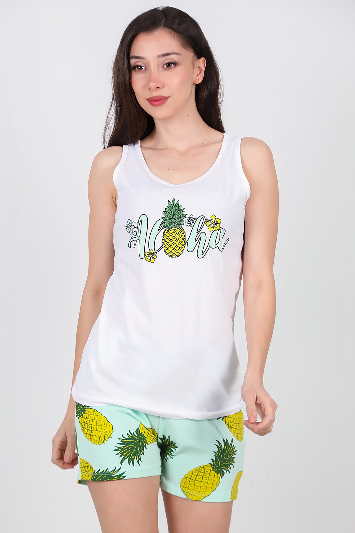 Kadın Pijama Takımı Mint