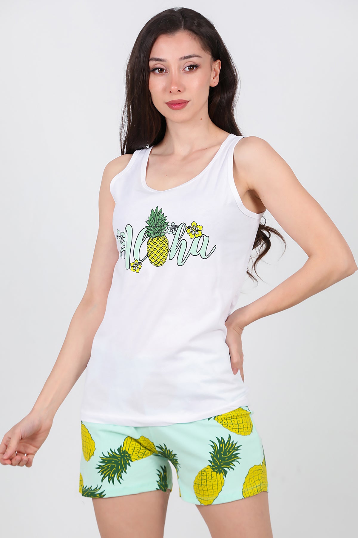 Kadın Pijama Takımı Mint