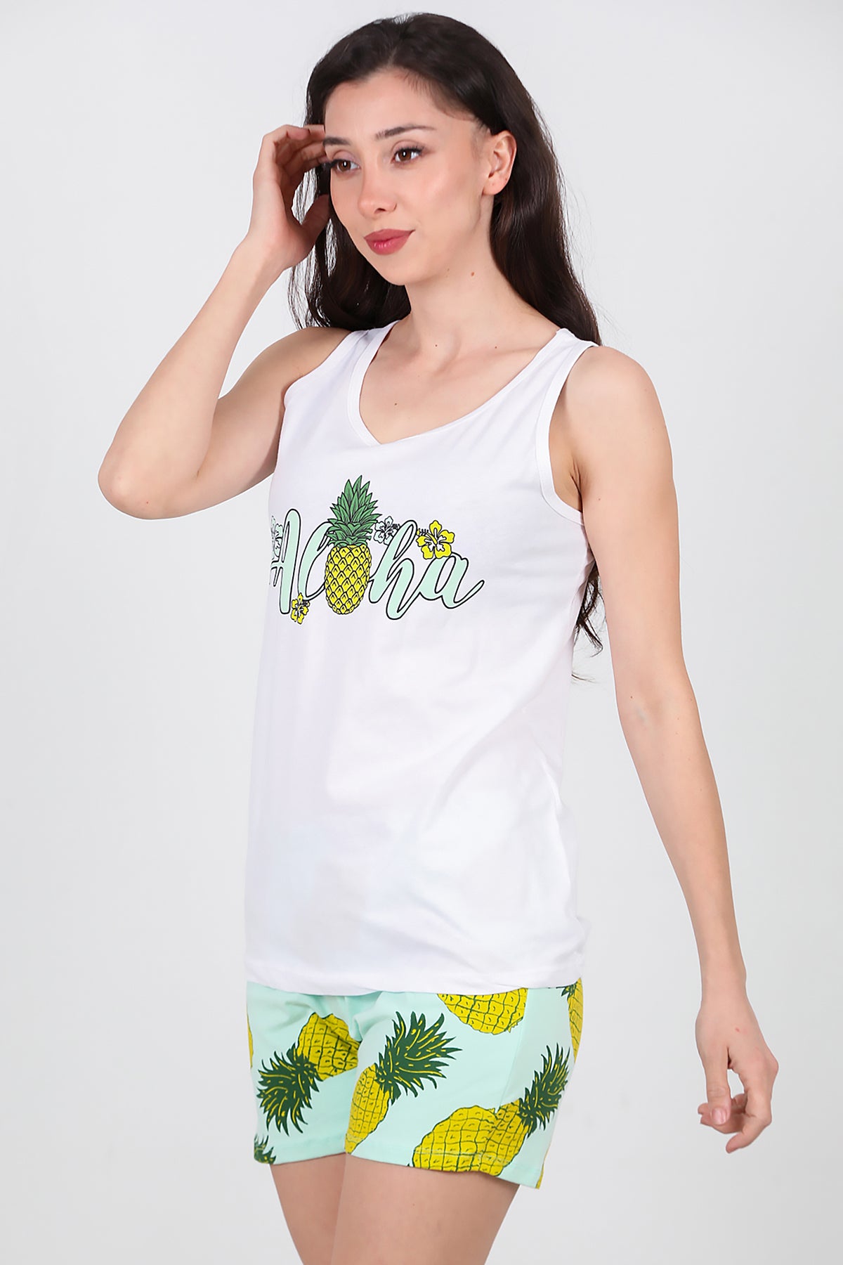 Kadın Pijama Takımı Mint