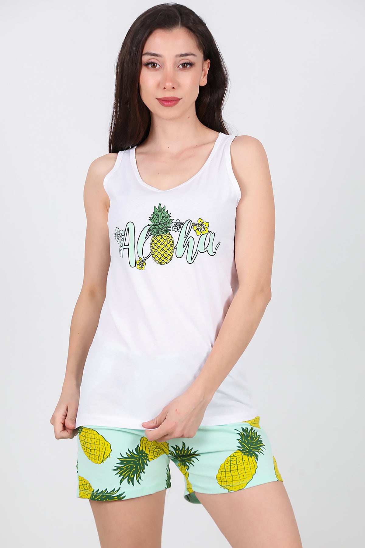 Kadın Pijama Takımı Mint