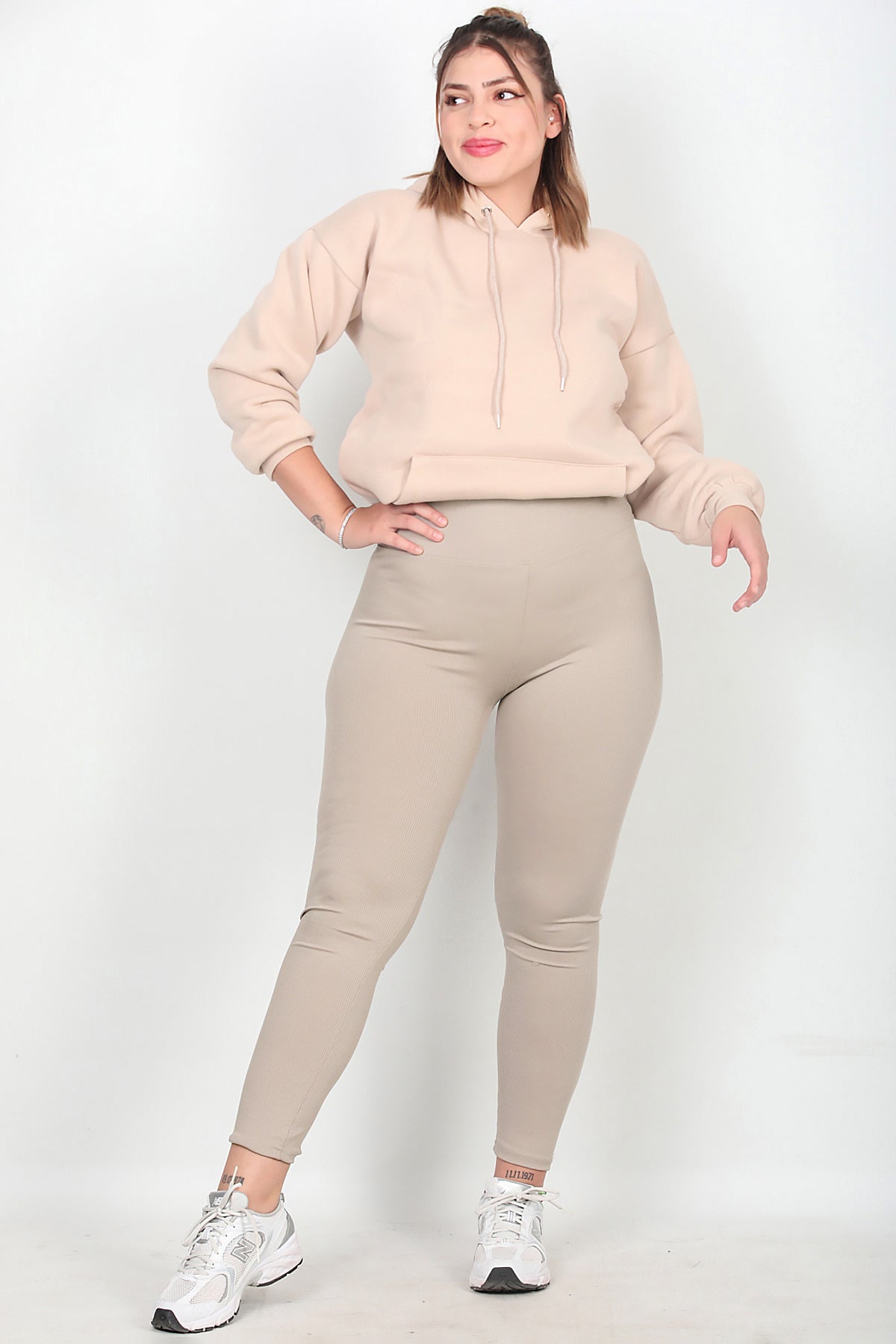 Büyük Beden Fitilli Tayt