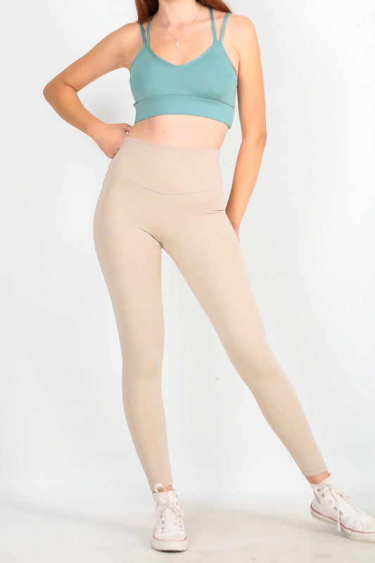 Kadın İçi Polarlı Yüksek Bel Tayt Taş