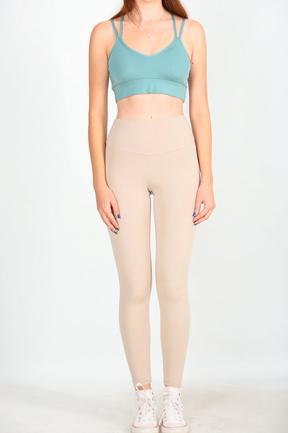 Kadın İçi Polarlı Yüksek Bel Tayt Taş