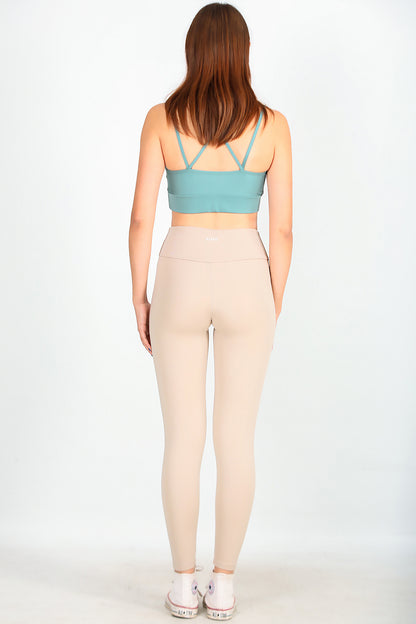 Kadın İçi Polarlı Yüksek Bel Tayt Taş