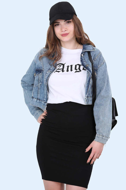 Kadın Kalem Etek Siyah