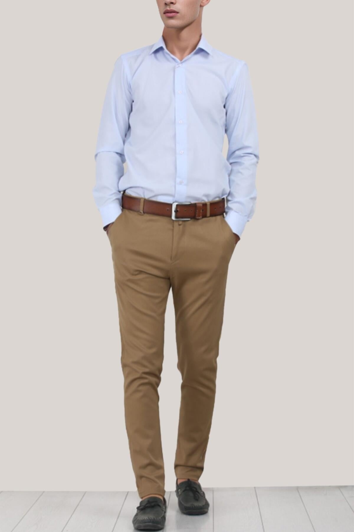 Erkek Kumaş Pantolon Camel