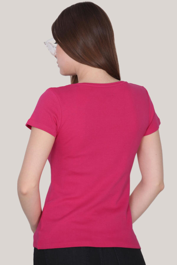 Kadın Kısa Kollu Bluz  Pembe