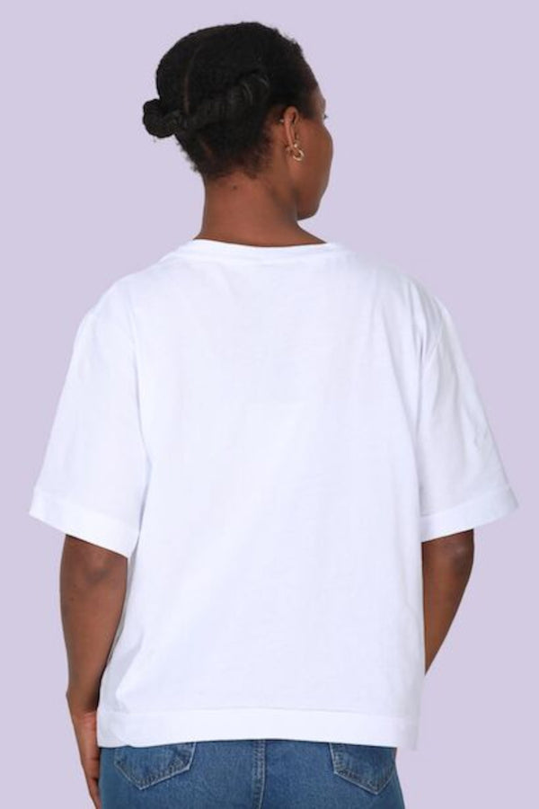 Kadın T-Shirt  Beyaz