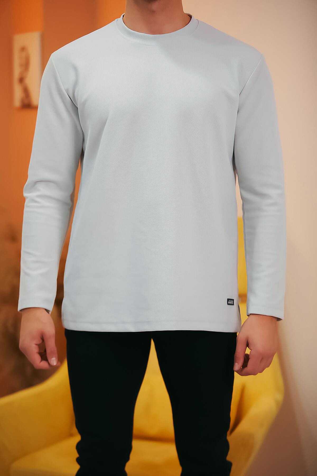 Erkek Bisiklet Yaka Sweat