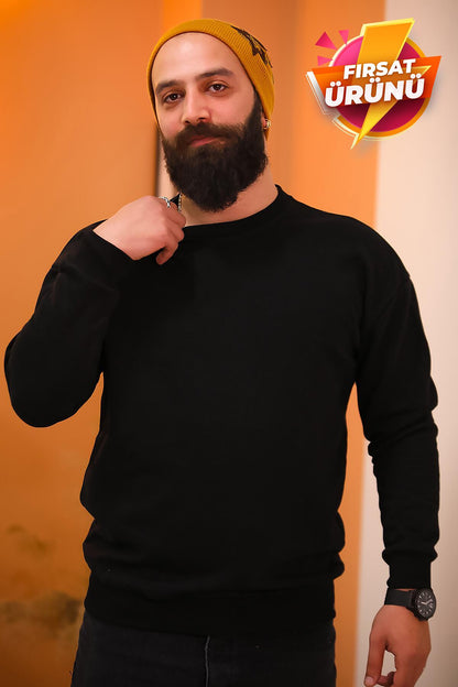 Erkek Bisiklet Yaka Sweat