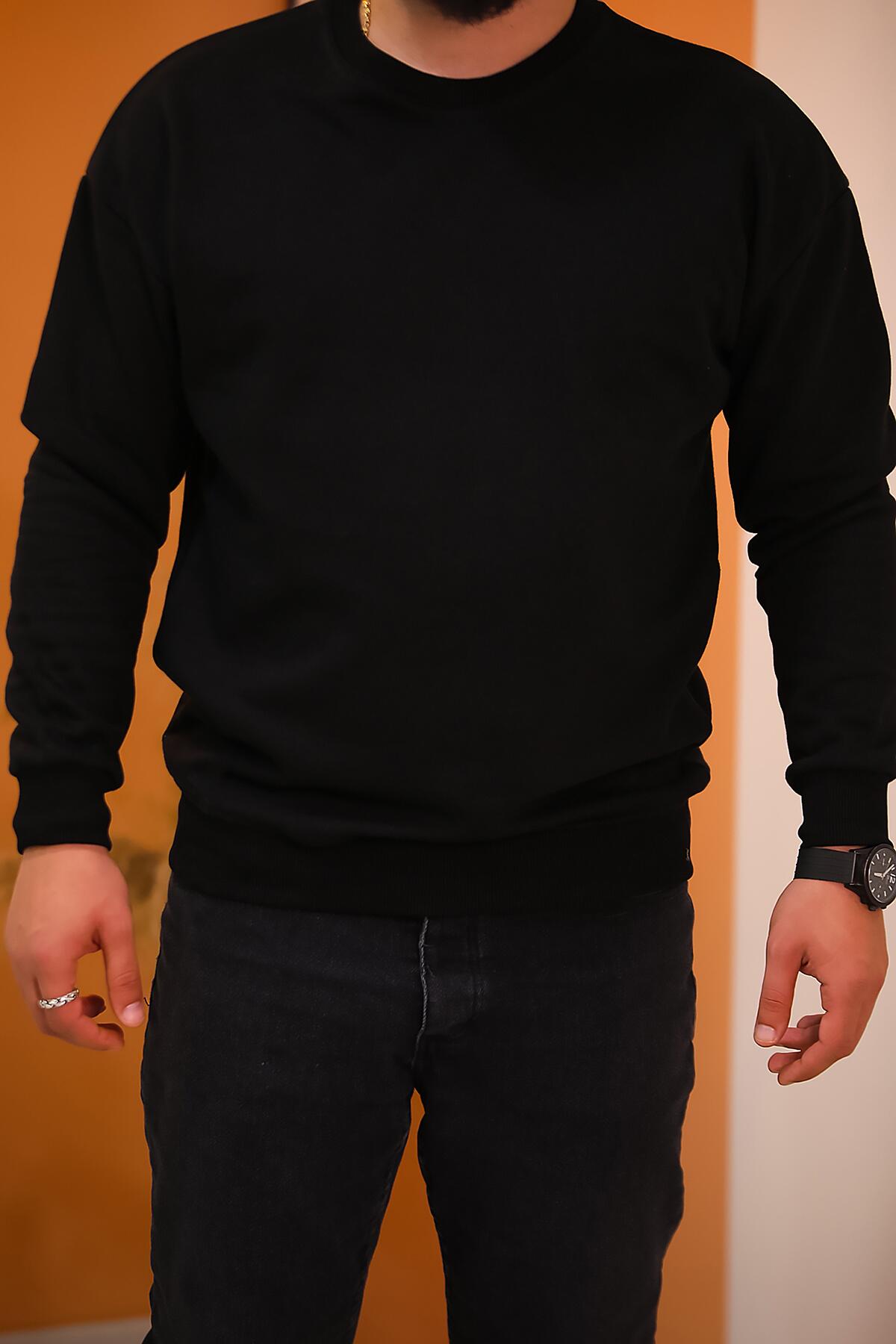 Erkek Bisiklet Yaka Sweat