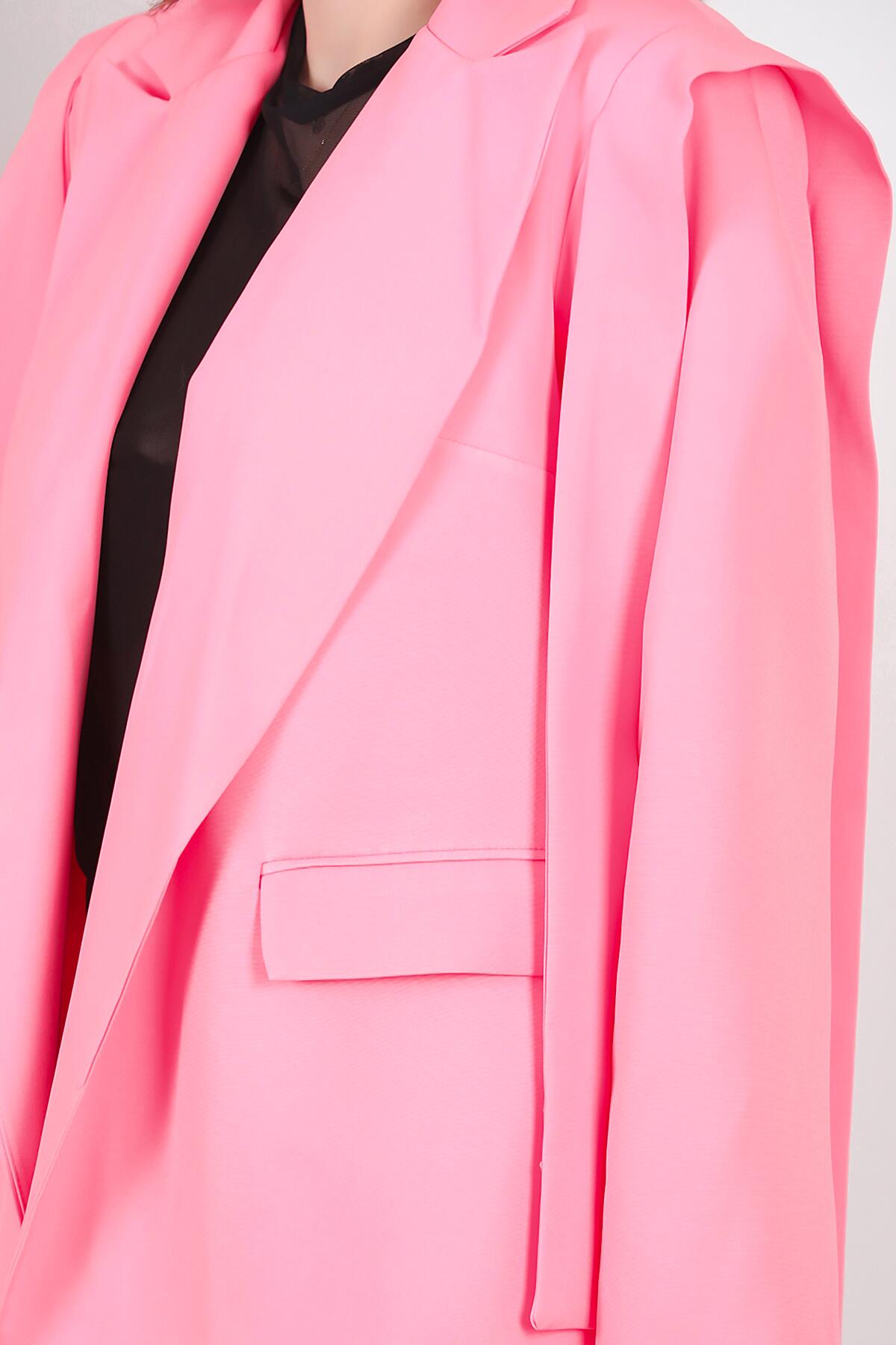Kadın Omzu Kuşaklı Blazer Ceket