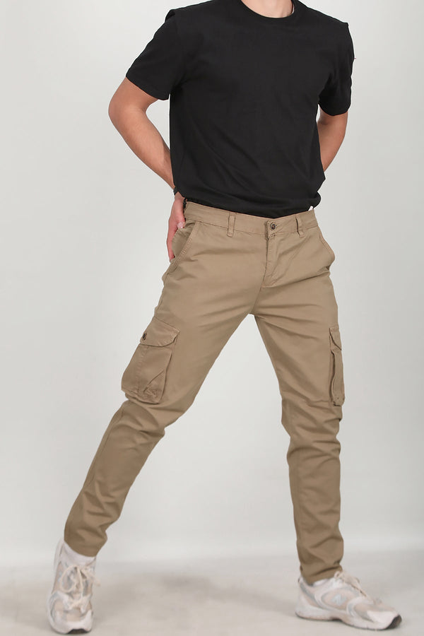 Erkek Kargo Pantolon Camel Camel