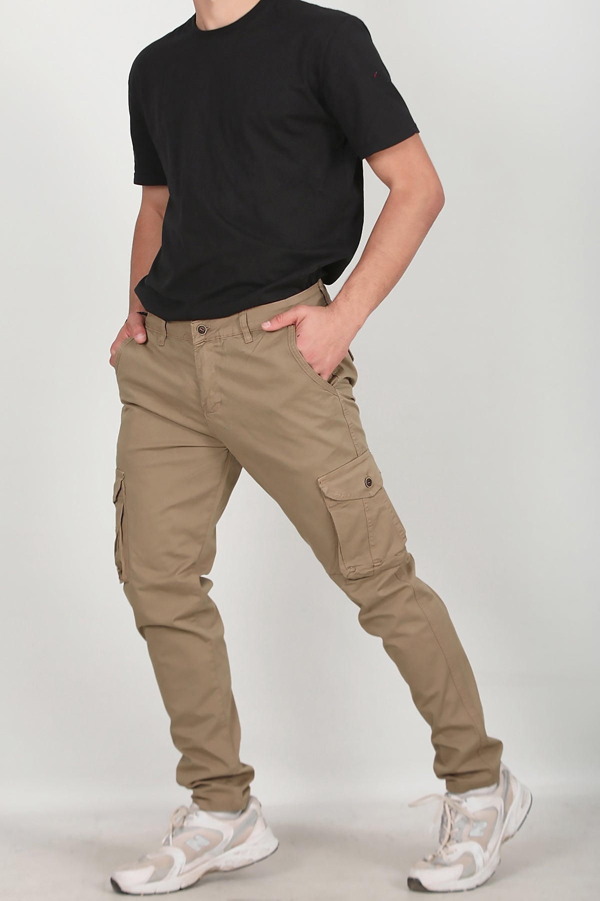 Erkek Kargo Pantolon Camel Camel