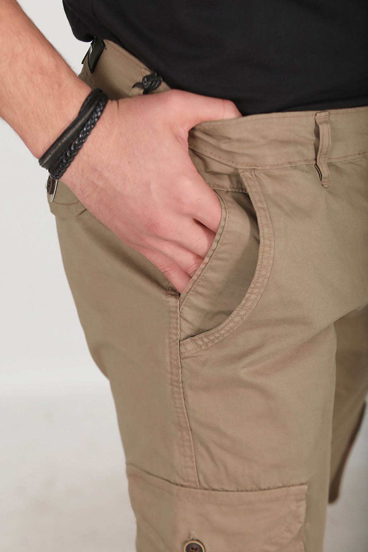 Erkek Kargo Pantolon Camel Camel