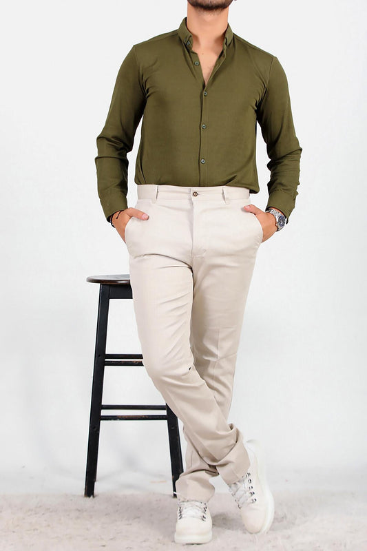 Erkek Kumaş Pantolon Taş