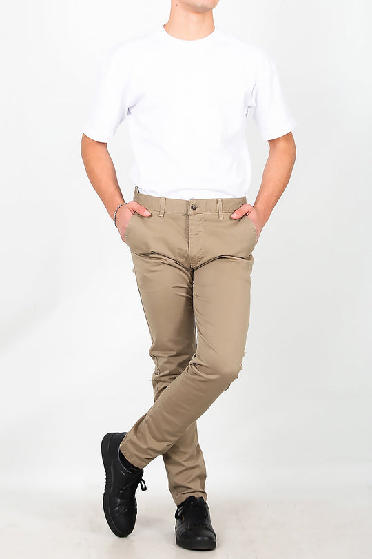 Erkek Kumaş Pantolon Bej Bej