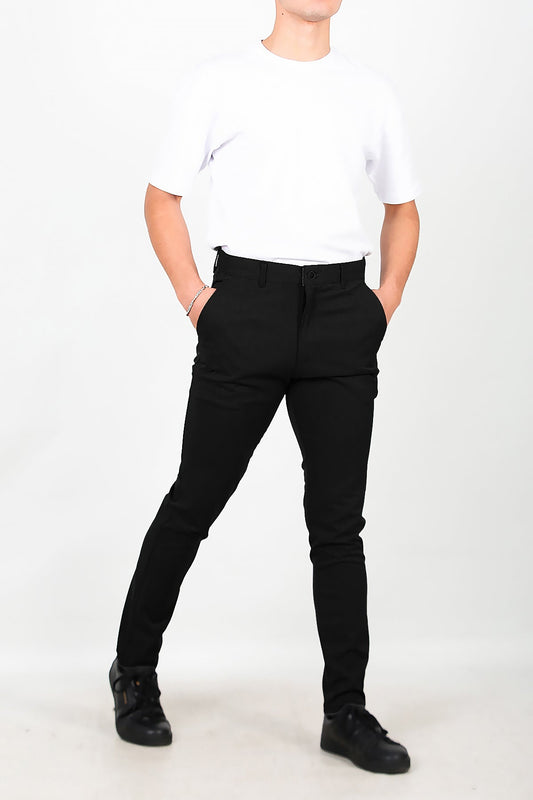 Erkek Kumaş Pantolon Siyah Siyah