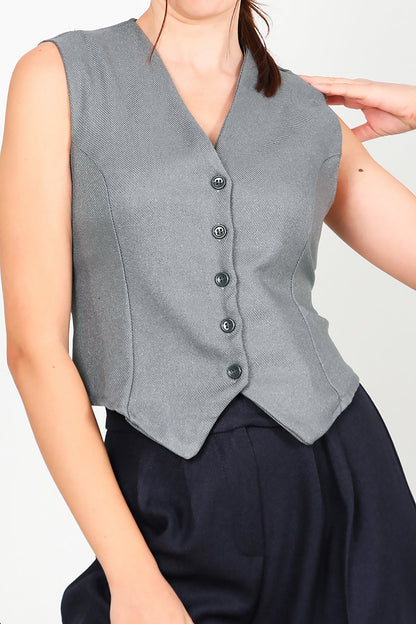 Kadın Yelek  Gri