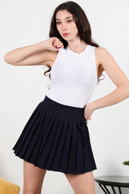 Kadın Askılı Bady Bluz  Ekru