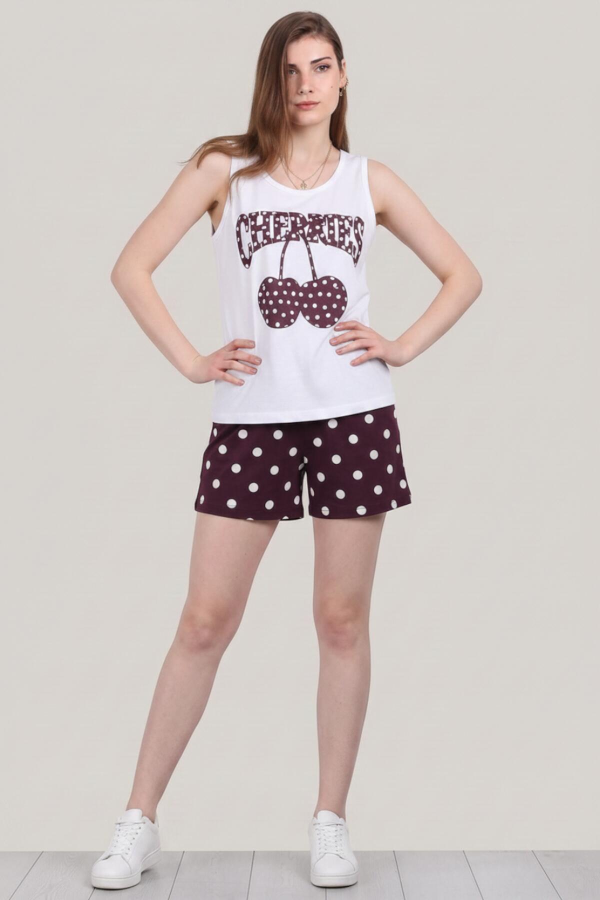 Kadın Pijama Takımı  Çok Renkli