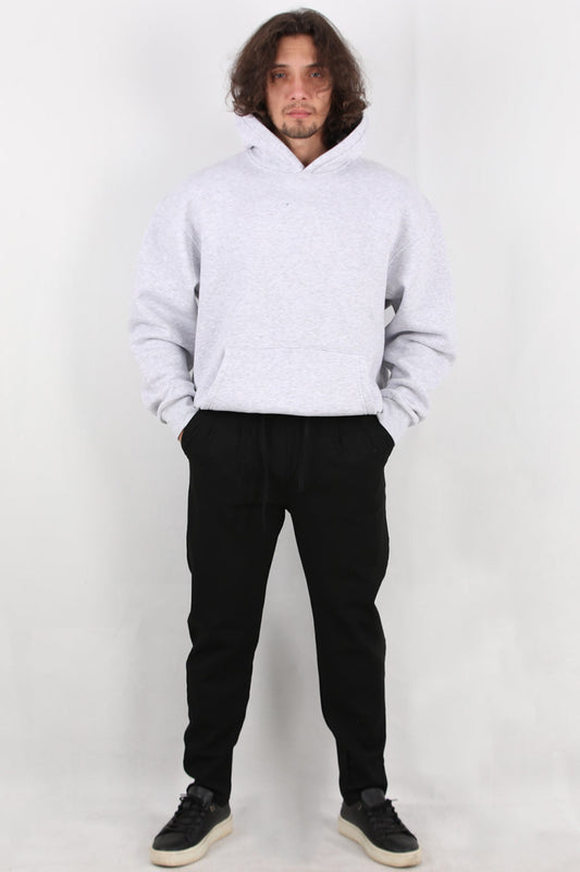 Erkek Bel Lastikli Keten Pantolon  Lacivert