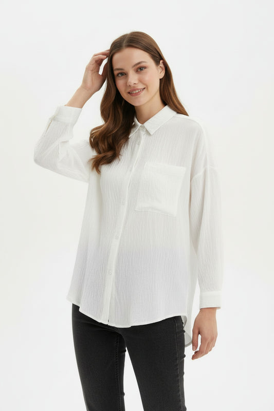 Kadın İçi Atletli Gömlek  Red