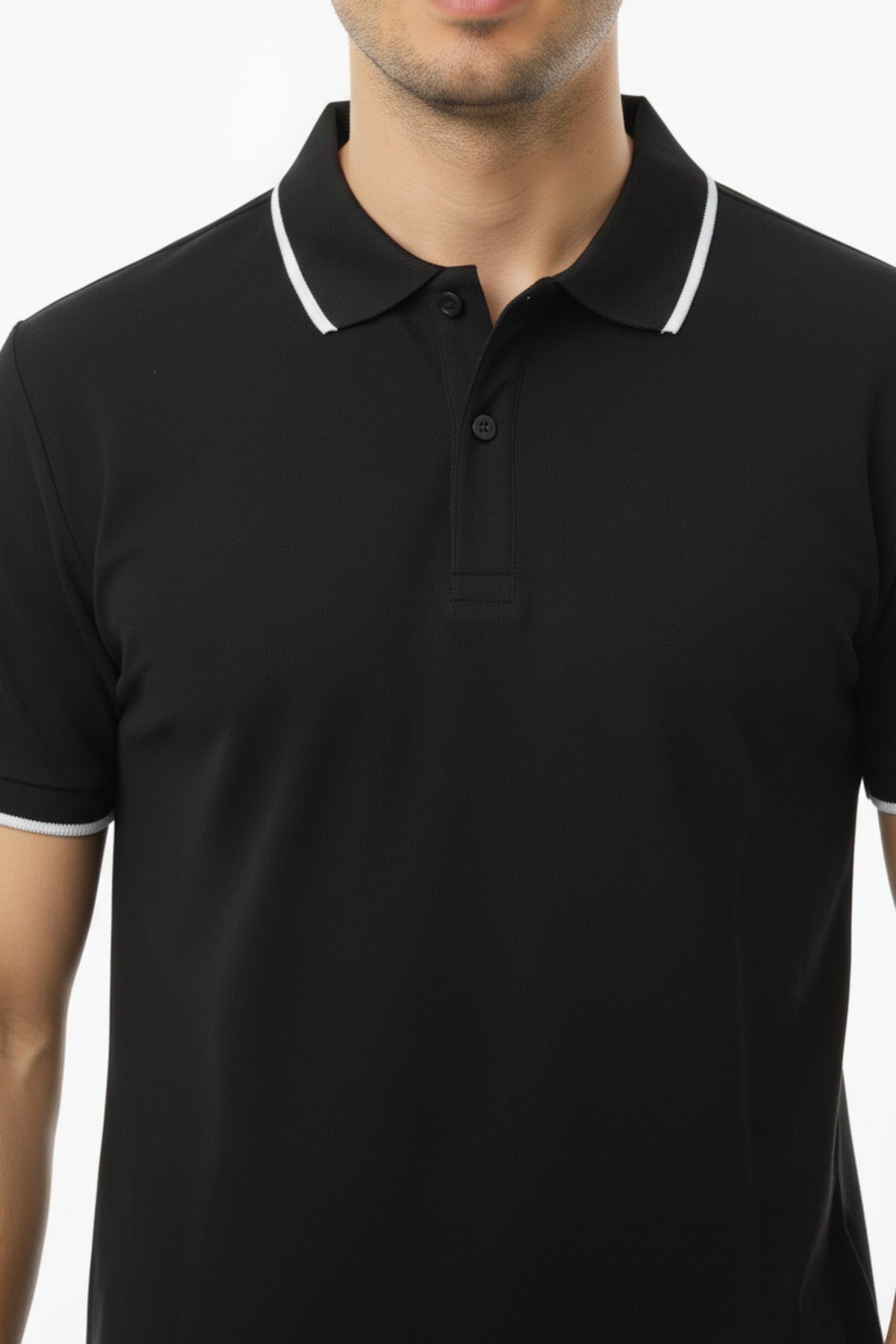 Erkek Polo Yaka Tshırt  Siyah