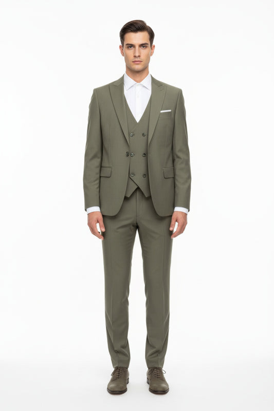 Erkek Selina 3Lü Takım  Haki
