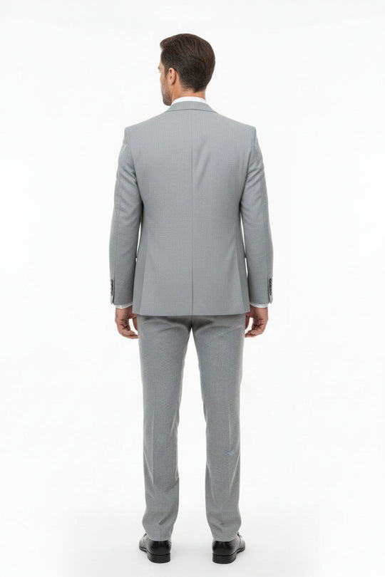 Erkek Mega 3Lü Takım  Açık Gri